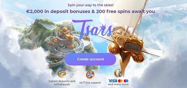 Tsars Casino bonus ponudba